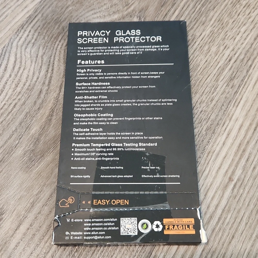 Ailun 2 Pack Privacy Screen Protector for iPhone 14 Pro [6.1 inch] + 2 Pack
